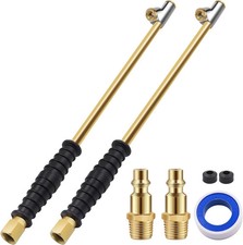 Dual Head Air Chuck  Semi Trucks Heavy Duty 16 1/4 2 Pack Tire Inflators  New US
