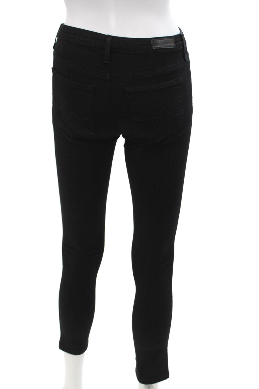 Adriano Goldschmied, Women Ankle Skinny Jeans Black Size 24 thumbnail 3