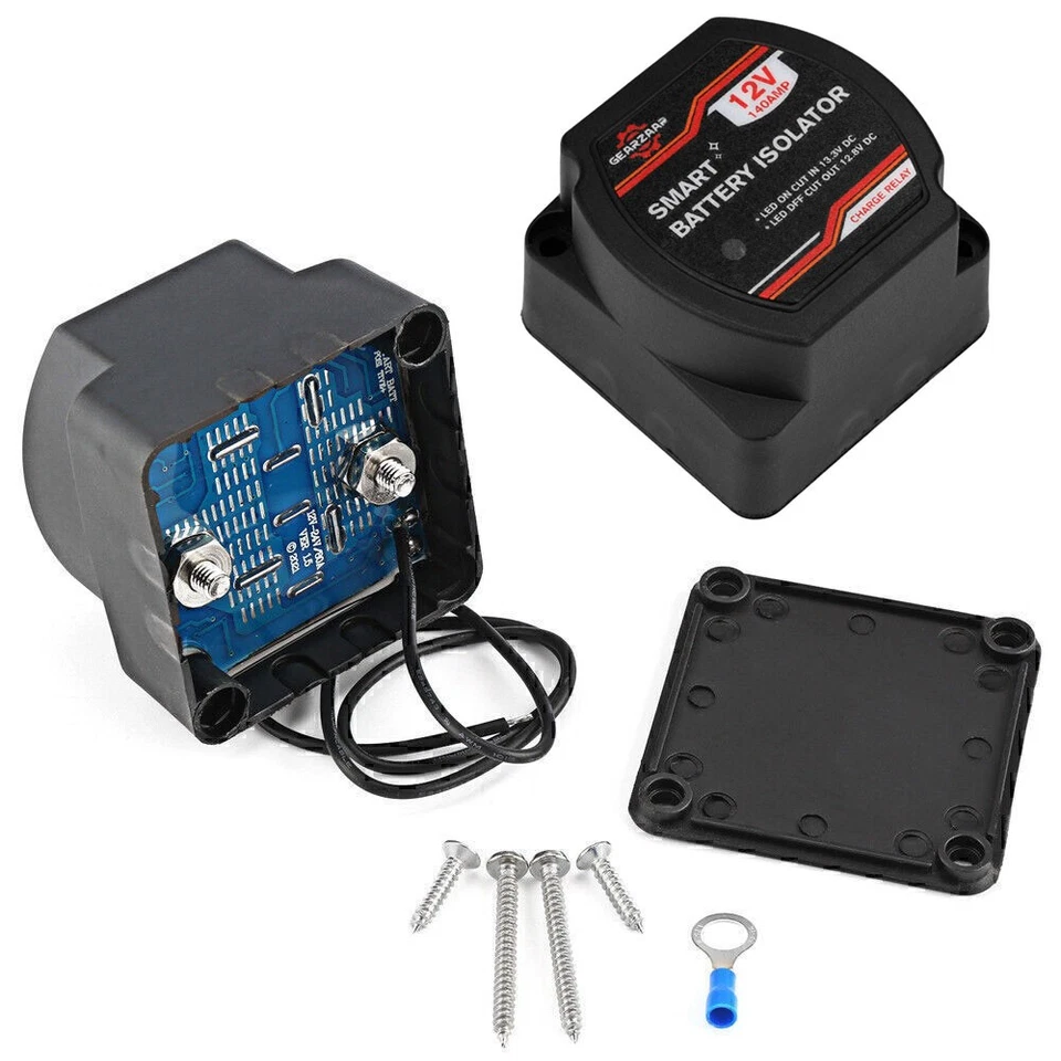 BSR 12V Vollautomatisches Batterie Trennrelais 140A VSR Laderelais KFZ Camper - Bild 4 von 4