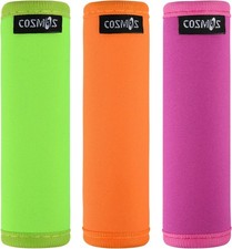 3 Pcs Luggage Handle Wraps Soft Neoprene Grip Handle Cover Detachable Luggage