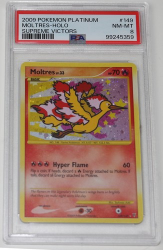 Moltres graded PSA 8 for sale on eBay