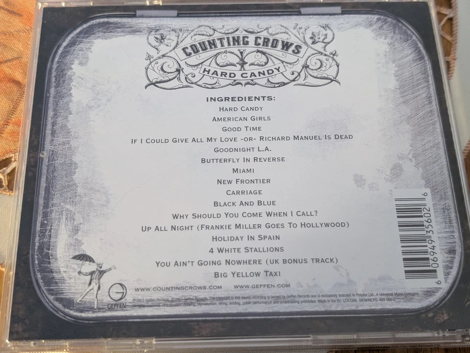 Counting Crows Hard Candy 2003 Geffen Records Southern Rock CD sehr guter Zustan - Bild 4 von 4