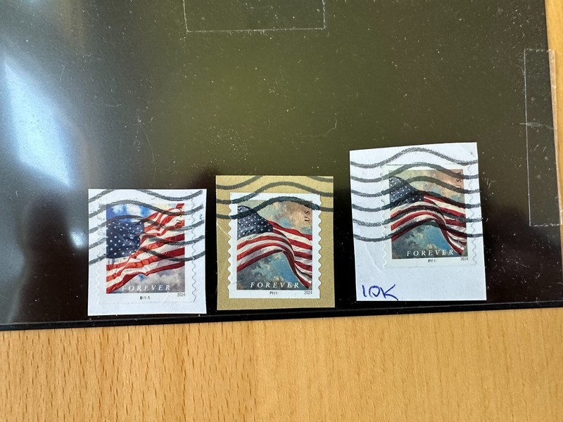 three 2024 Forever flags used PNC's