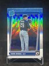 2021 Optic - Rated Rookie Tarik Skubal #79 Carolina Blue and White Prizm (RC)