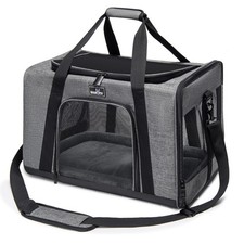 Pet Carrier for Small Cats Dogs, Dog Carrier Travel Bag with Adequate Ventila...