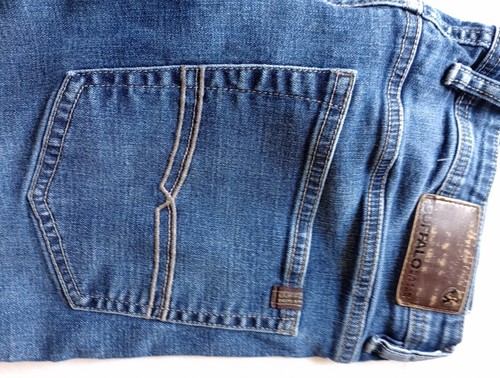 Jeans Buffalo David Bitton Jackson-X lavaggio medio elasticizzato 34 30 - Foto 2 di 6