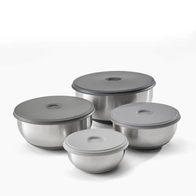 Joseph Joseph - Nest™ Prep&Store Steel Edelstahlschüsseln mit Deckel - 4er-Set - Bild 1 von 4