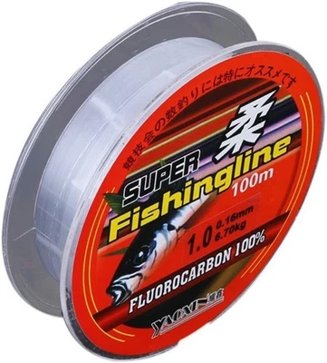 Ligne de Pêche Invisible 100% Fluorocarbone – Bobine 100m , Expédiée sous 24h - Photo 1/4
