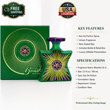 BOND NO 9 BLEECKER STREET EAU DE PARFUM SPRAY UNISEX 3.3 Oz / 100 ml NEW IN BOX