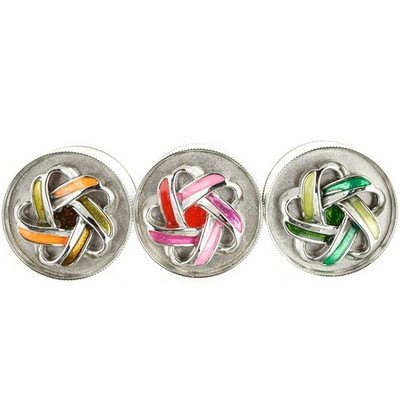 2''Colorful Flower Pattern Tobacco Herb Grinder 4 Layer Metal Spice Crusher gift