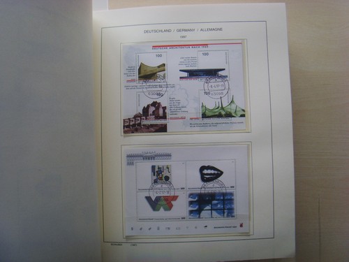 BRD Sammlung ex 1997 ** + gestempelt auf Schaubek-Vordruck - Picture 19 of 24