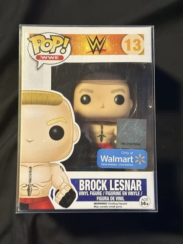 Funko Pop! #13 WWE - Brock Lesnar Walmart Exclusive w/ Pop Protector