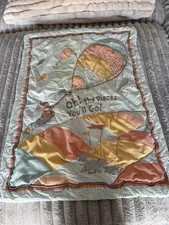 Dr. Seuss by Trend Lab Oh the Places You'll Go Nursery Quilt Baby Blanket 2015