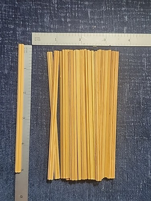 #ad Campbell Sugar Pine Lumber Corner Posts HO Scale 5 in Long 25 Per Bag $8.00