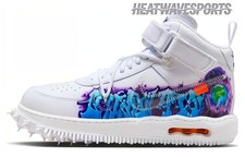 Nike Off-White x Air Force 1 SP Leather Mid Graffiti for Sale