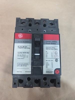 GE TEL136060WL Circuit Breaker 60A 600VAC