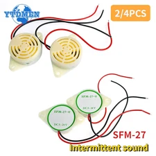 DC 12V Active Electronic Buzzer Alarm Intermittent Sound Beep Speaker 95dB US