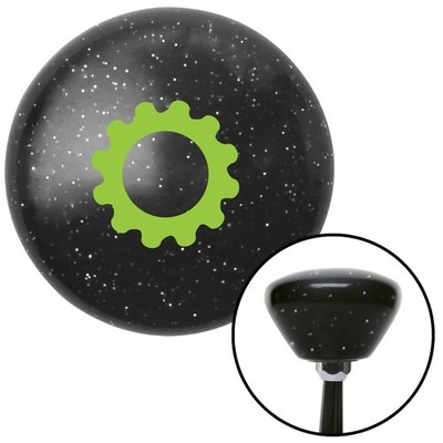 Green Solid Gear Black Retro Metal Flake Shift Knob w/ M16x1.5 Insert Shifter