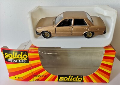 Jouet Ancien Solido - Peugeot 505 - Réf 1312 - Miniature Métal