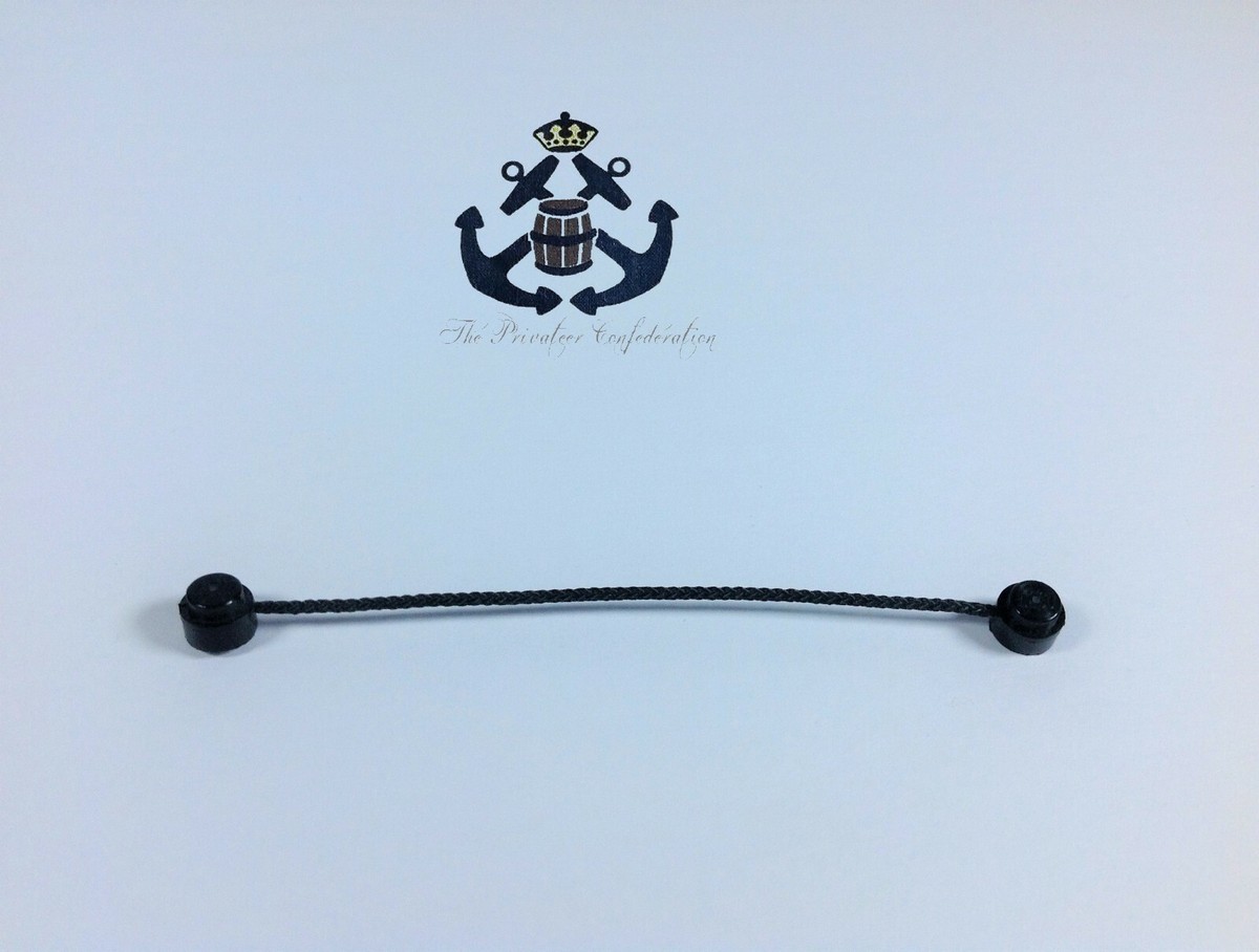 LEGO Black String End Studs 11L Overall 8.6 cm x127c11 LEGO Black String End Studs 11L Overall 8.6 cm x127c11