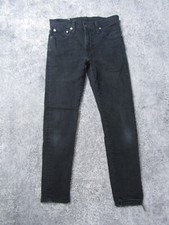 Levi's Jeans Mens 29x30 Skinny Black Slim Denim Pants Dark Wash Casual Bottoms*