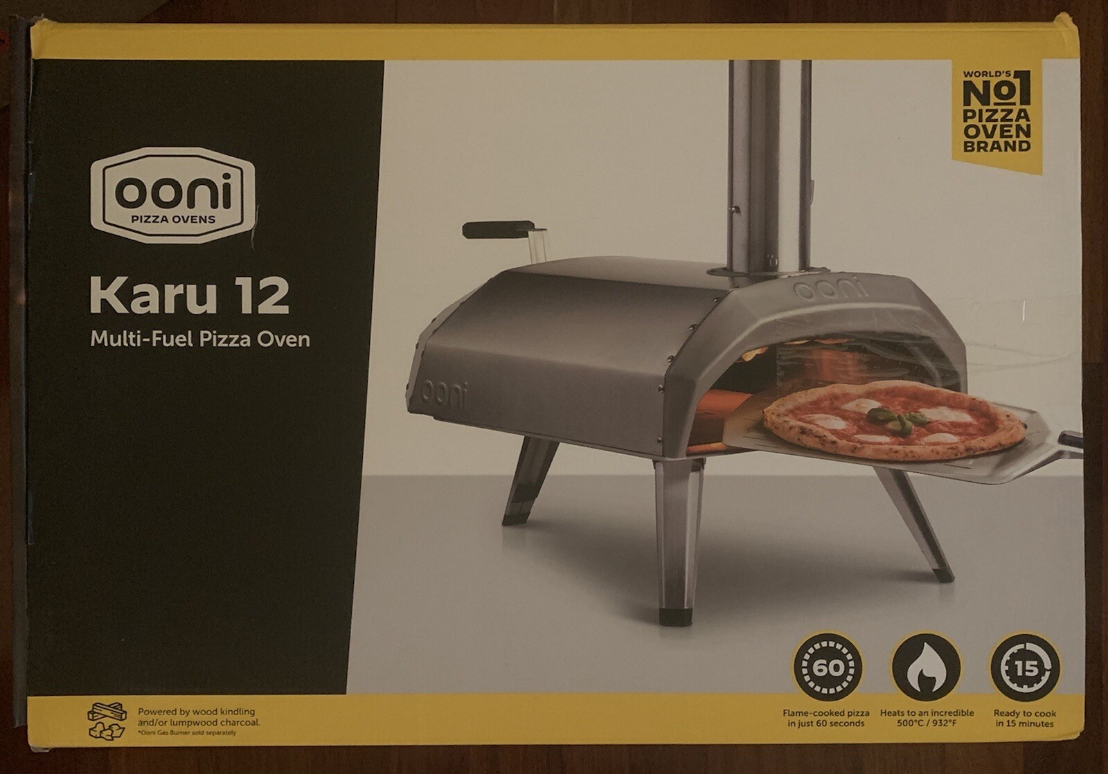 NEW Ooni Karu 12 Portable Pizza Oven Wood u0026amp; Charcoal Fired Silver | eBay