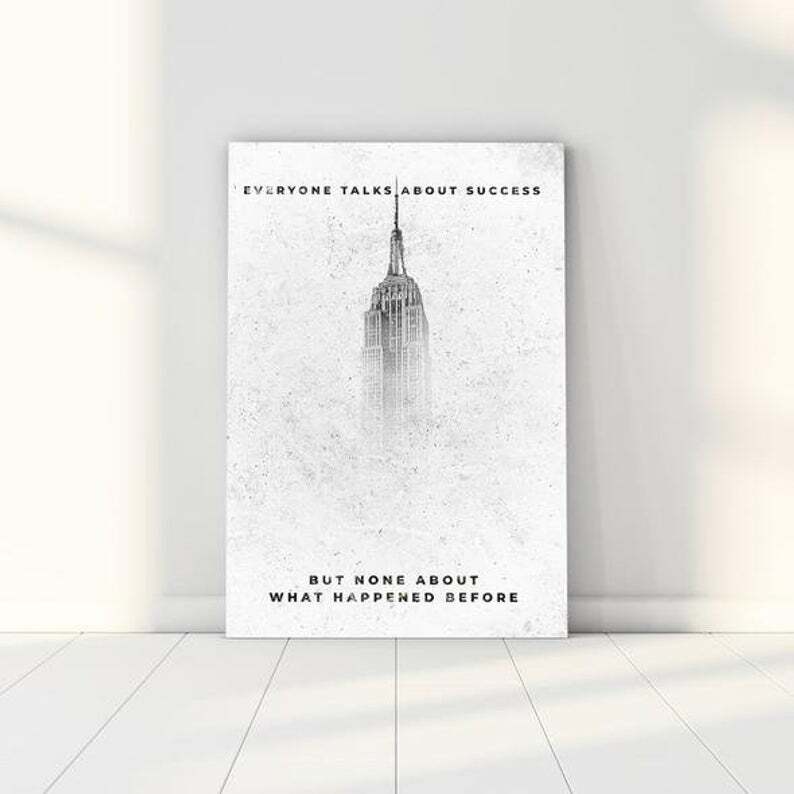 Everyone talks about Success ..- inspirational quotes, wall art canvas quotes & Everyone talks about Success ..- inspirational quotes, wall art canvas quotes &