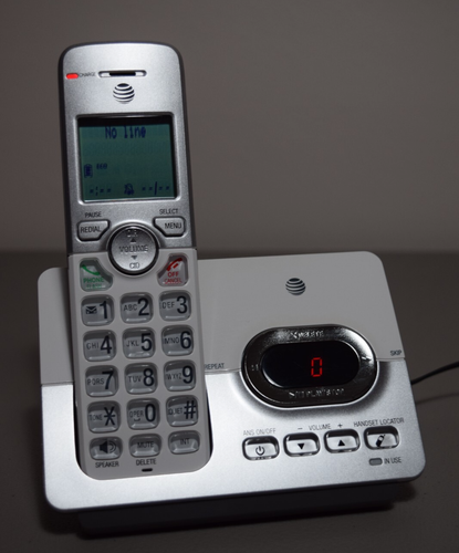 AT&T Cordless Handset EL52103 Cordless Telephone Answering System W Caller ID - Photo 2/17