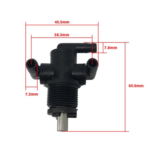 3-Way Fuel Shut Off Valve Petcock For 1997-2008 Polaris Sportsman 500 4X4 6x6 - Imagen 3 de 8