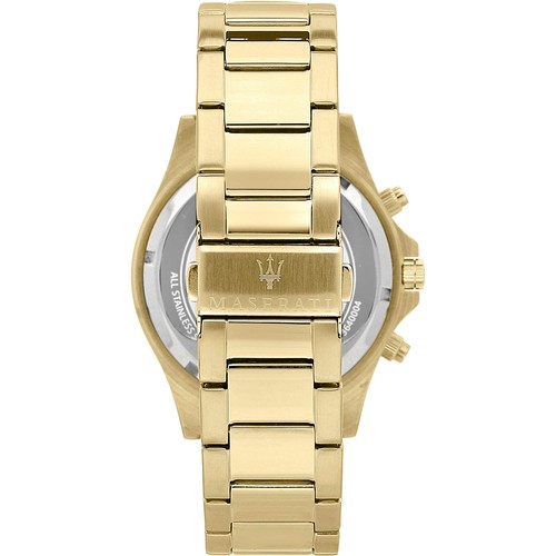 HERREN CHRONOGRAPH UHR MASERATI CHALLENGE R8873640005 44 GOLD STAHL ORIGINAL 2022 - Bild 4 von 6