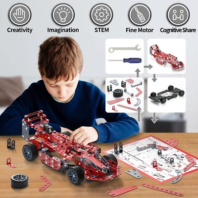 COSTRUZIONE Unico Cars For Kids – Stazione Di Servizio 43 Pezzi 8565 – Con 2 Auto, Mattoncini Decorativi, Made In Italy, Compatibile Con Altri Marchi