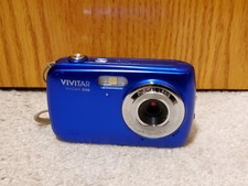 Vivitar Vivicam S126 16.1MP Compact Digital Camera Blue with SD Card, Carry Case