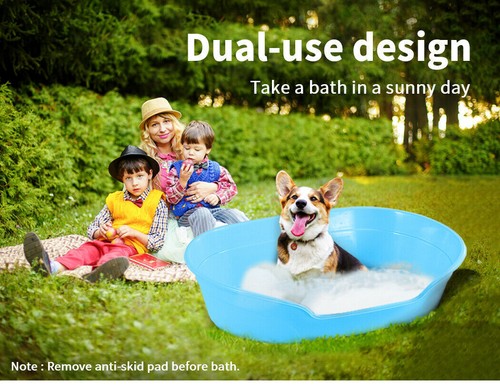 YES4PETS Pet Bed Small Plastic Dog Bedding Sleeping Resting Washable Basket Blue - Picture 6 of 6