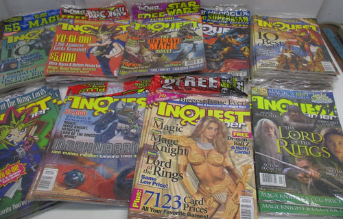 Original 2002 INQUEST Gamer/CCG Magazine Collection- Your Choice of 10+ SEALED!