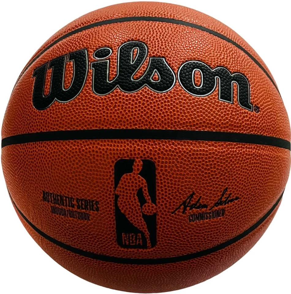 Larry bird Autographed Wilson Authentic Series NBA basketball JSA - Image 3 of 3