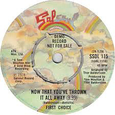 First Choice - Hold Your Horses (7'', Single, Promo)