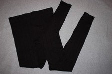 Womens BLACK TEXTURED LEGGINGS Seamless SIZE S-M 6-10 M-L 12-14 L-XL 16-20