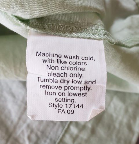 J.Crew Sleeveless Cotton blouse Mint Green Sz 0 - Picture 8 of 8