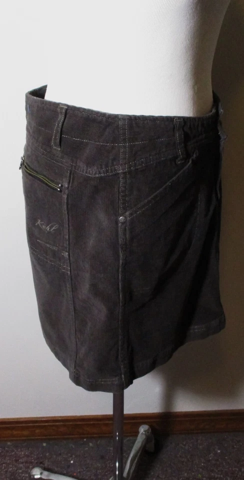 Falda de pana marrón para mujer KUHL talla 4 Foto 3 de 4