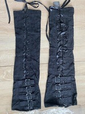 Gothicaa Beinstulpen schn&uuml;rrbar