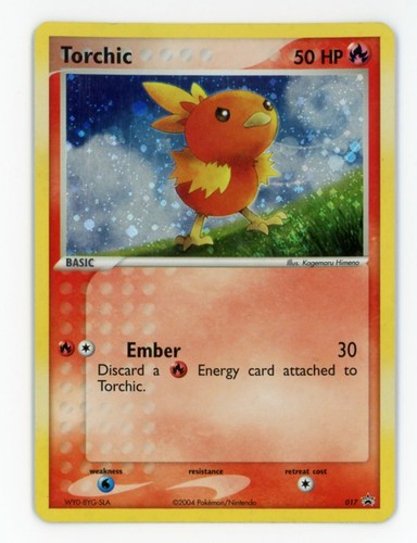 Torchic 017 Black Star Promo Holo Pokemon - Light Play