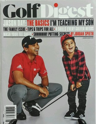 Golf Digest Jan 2016 Jason Dash Day The Basics Teaching My Son FREE SHIPPING sb