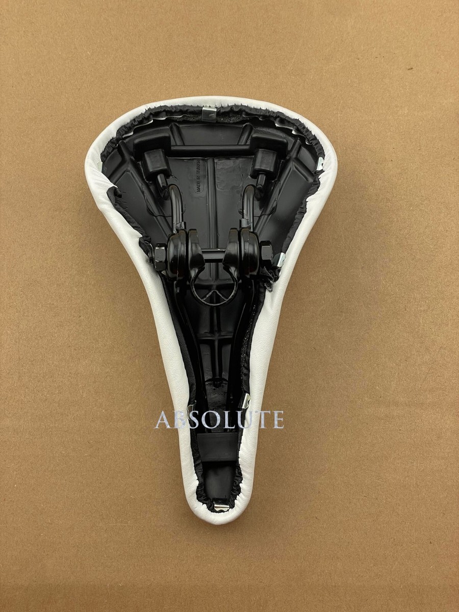 PACKAGE DEAL: WHITE BICYCLE SEAT GRIPS CHAIN CRUISER LOWRIDER BMX