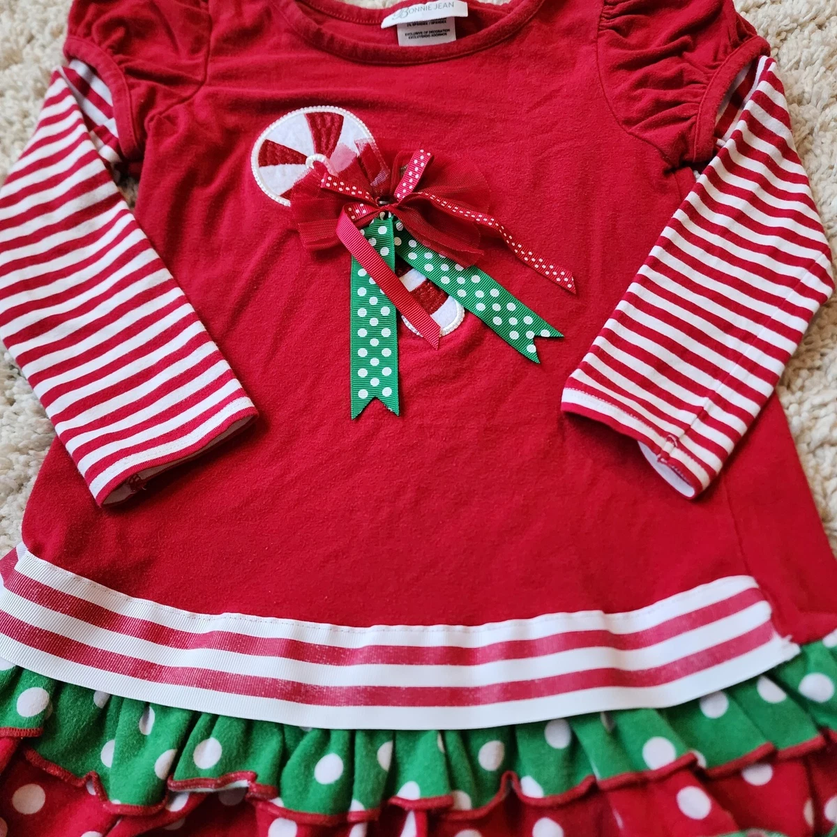 Bonnie jean girls christmas clearance dresses