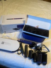 Dyson Airwrap Complete Long Multi-styler Parisian Blue & Travel Pouch Nearly New