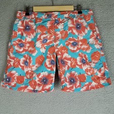 Bonobos Swim Trunks Shorts Adult 33 Floral Hawaiian Brief Lined 6.5" Beach Men's