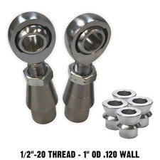 Panhard Rod End Fab Kit 12 Chromoly Heim Joint High Angle Spacers 1 .120 Wall