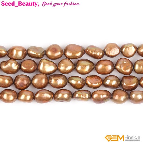 Craft Freshwater Pearl Loose Beads for Jewelry Making 15" DIY 8-9mm Wholesale - Picture 78 of 110