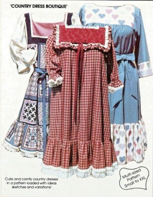 COUNTRY DRESS BOUTIQUE Sz S-XXL by Cardin Originals COTTAGECORE Prairie  Dress | eBay