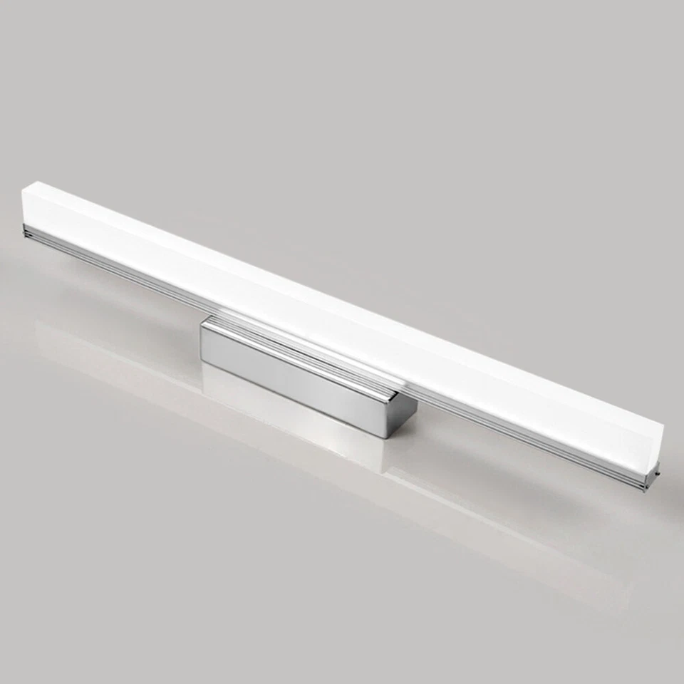 Lámpara de pared LED moderna para maquillaje con espejo frontal con luz de tocador de baño Foto 2 de 4